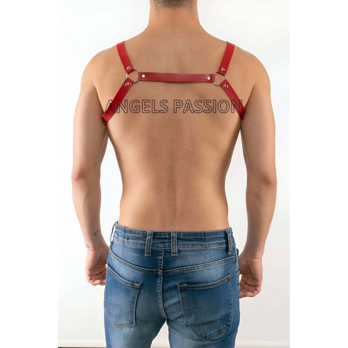Deri Erkek Fantazi Giyim Seksi Deri Erkek Harness