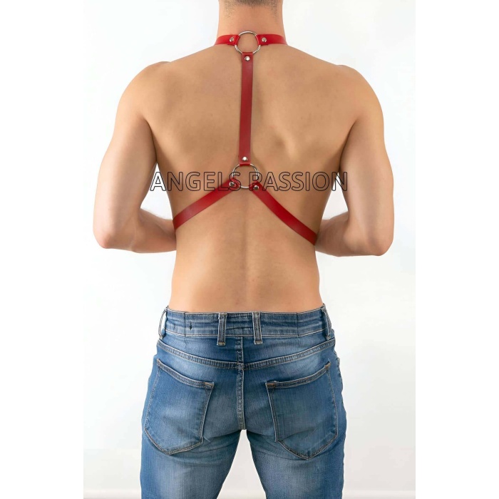 Deri Erkek Pantalon Aksesuar Deri Erkek Harness