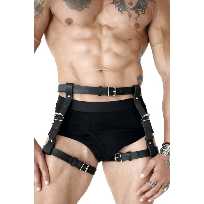 Bel Ve Bacak Ayarlanabilir Erkek Harness
