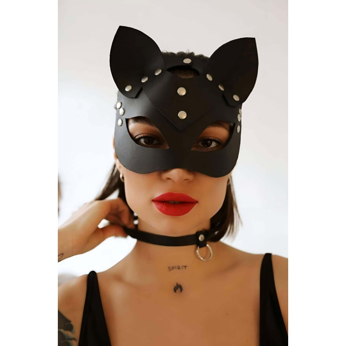 Seksi Maske Ve Choker Tasma Takım