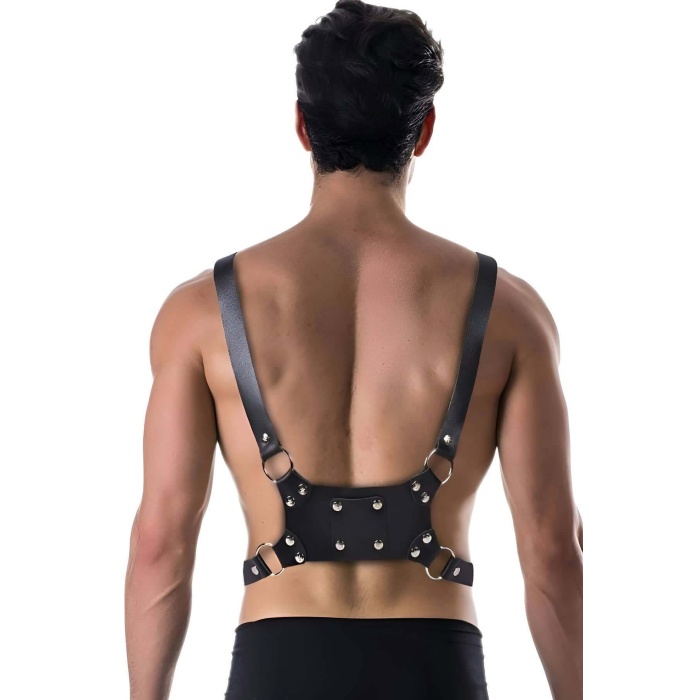 Deri Harness Aksesuar Şık Erkek Harness