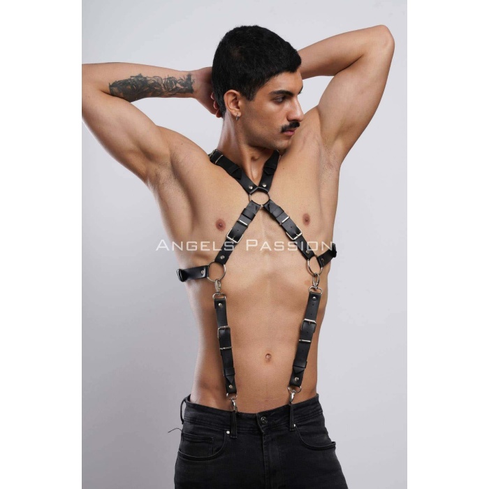 Şık Erkek Gömlek Kemeri Pantolon Askısı Harness