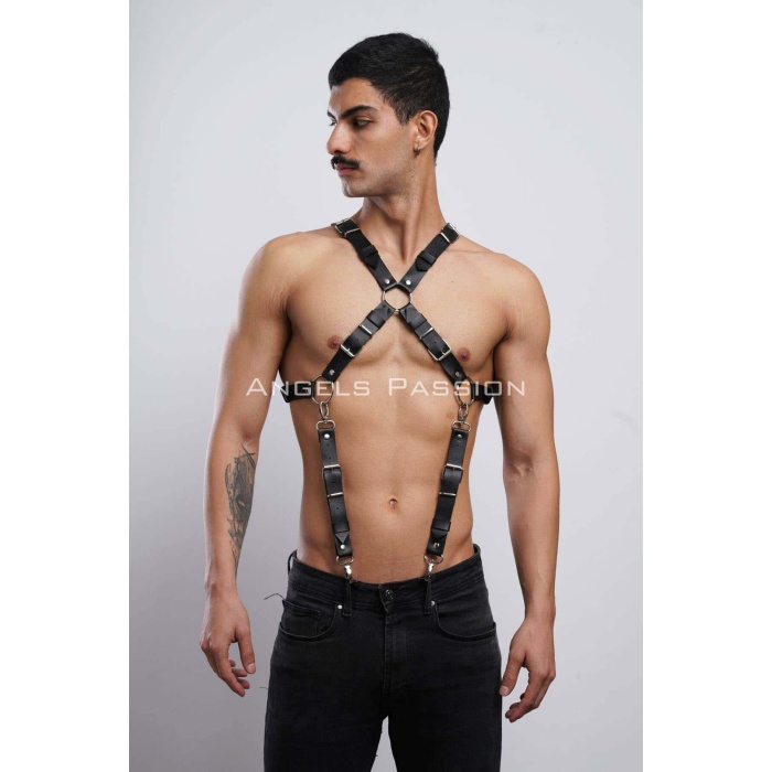 Şık Erkek Gömlek Kemeri Pantolon Askısı Harness