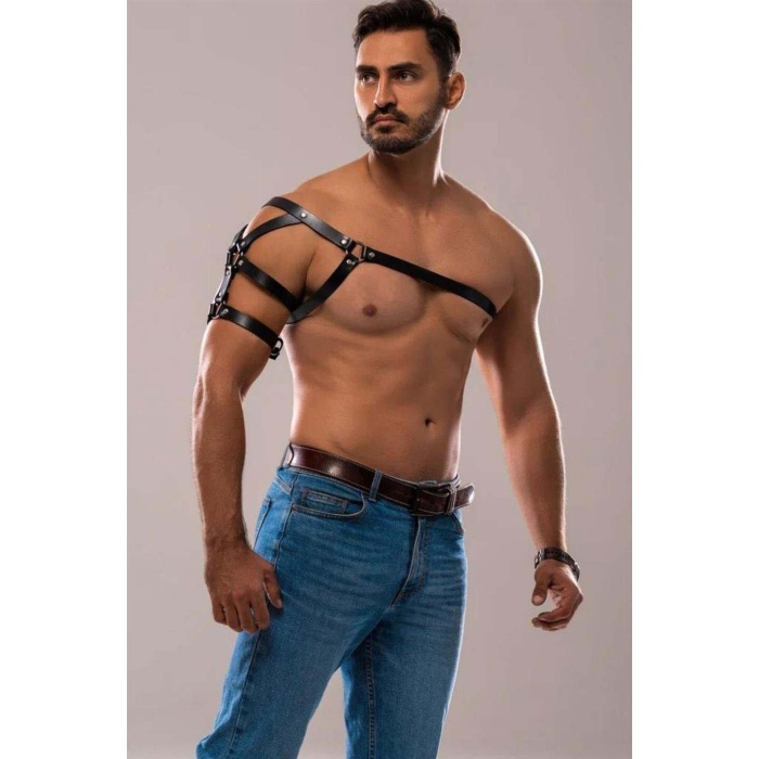 Tek Omuz Erkek Harness Erkek Göğüs Ve Omuz Harness