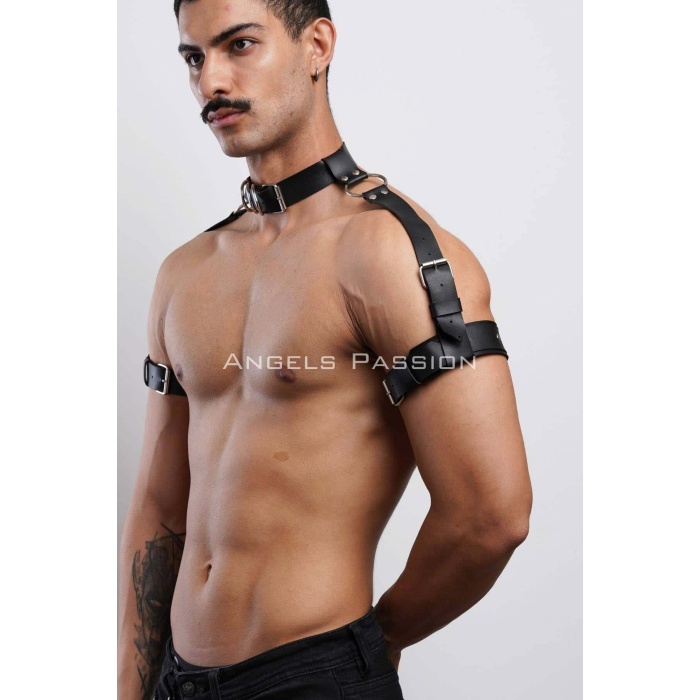 Kol Boyun Ve Omuz Detaylı Şık Erkek Harness Erkek Partywear