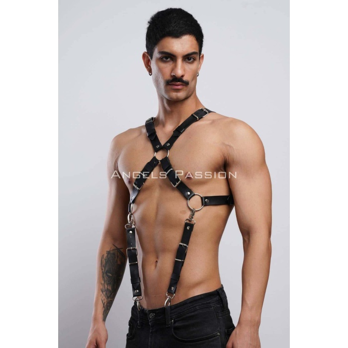 Şık Erkek Gömlek Kemeri Pantolon Askısı Harness
