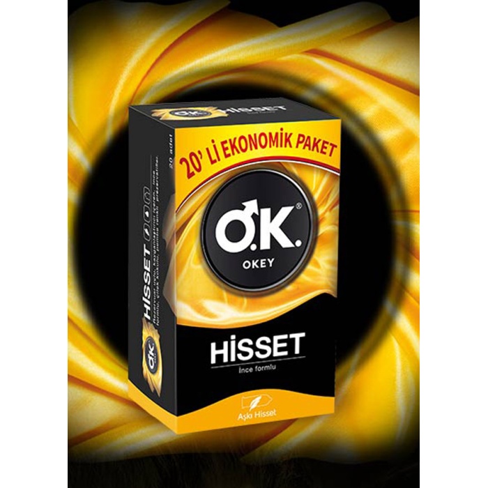 Okey Hisset Prezervatif 20Li Ekonomik Paket