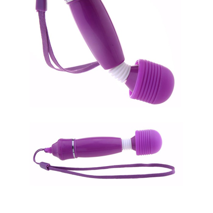 Mini Wand Masaj Aleti Mor