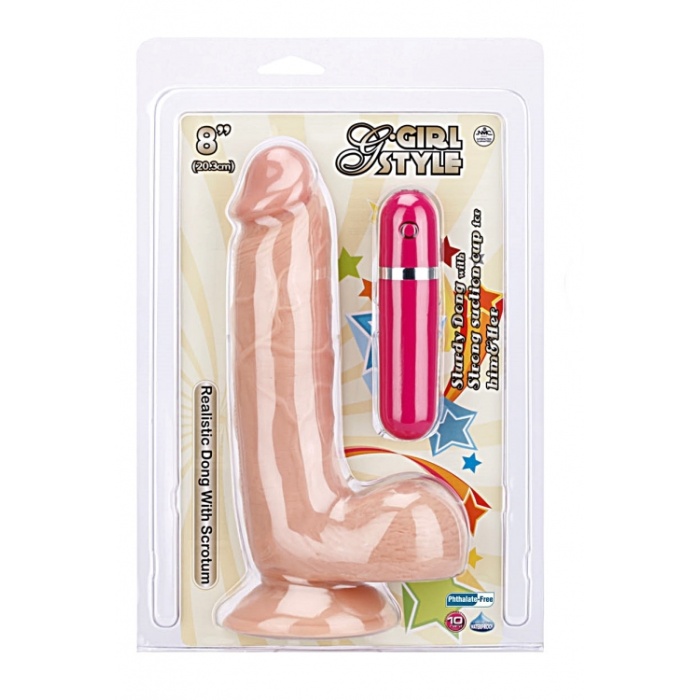 Girl Style Realistik Titreşimli Vibratör
