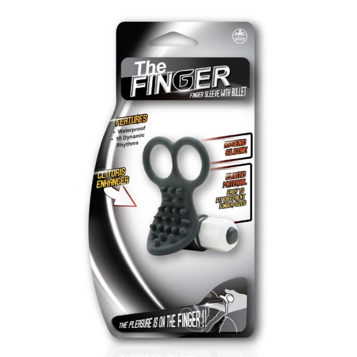 The Finger Titreşimli Klitoris Uyarıcılı Parmak Vibratörü