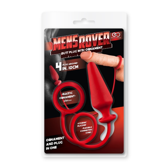 Mens Rover Penis Halkalı Anal Plug