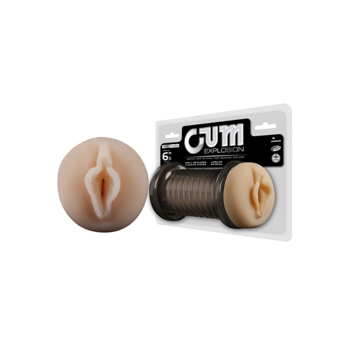 Cum Explosion Suni Vajina Mastürbatör Siyah