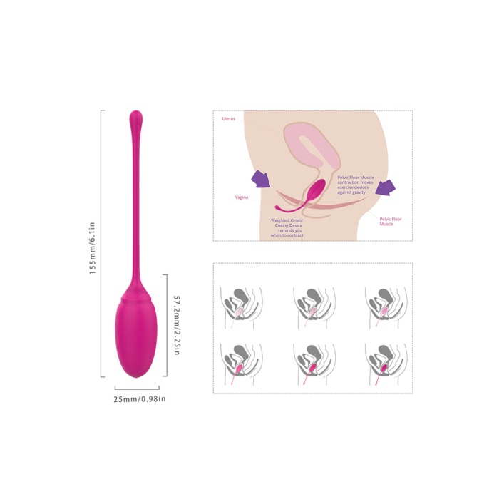 Rose 6Lı Kegel Egzersiz Topu