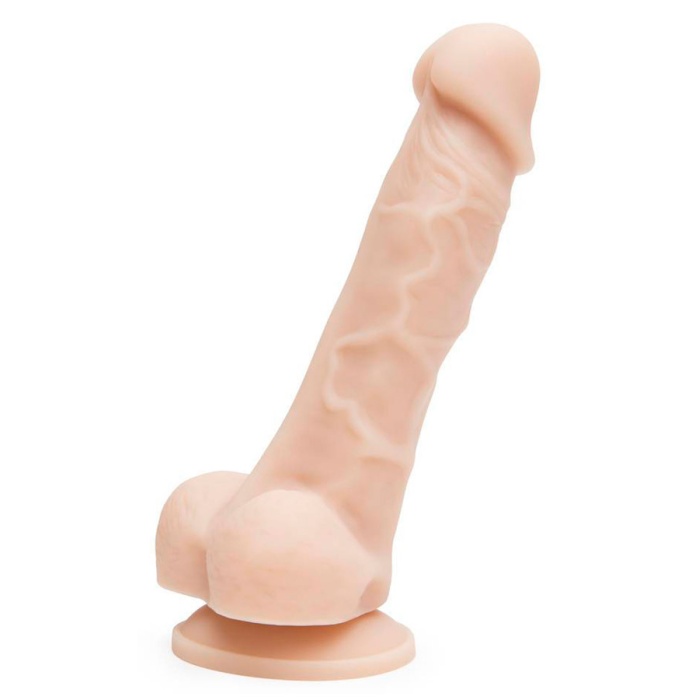 Damarlı Testisli Vantuzlu Anal Dildo