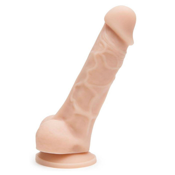Damarlı Testisli Vantuzlu Anal Dildo