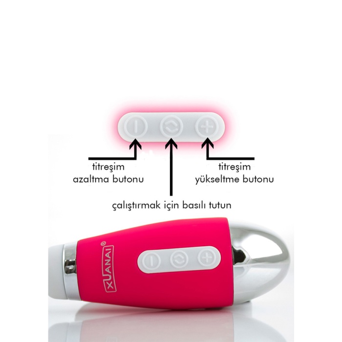 Şarjlı Wand Masaj Aleti Vibratör Pembe