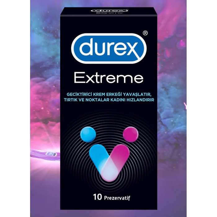 Geciktirici Etkili Durex Extreme 10Lu Prezervatif
