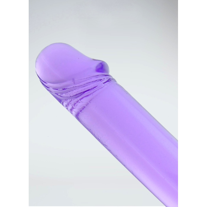 Twinzer Çift Taraflı Mor Dildo