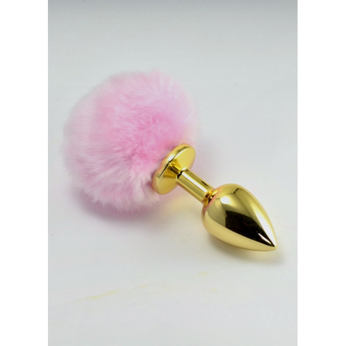 Gold Beyaz Kuyruklu Anal Plug