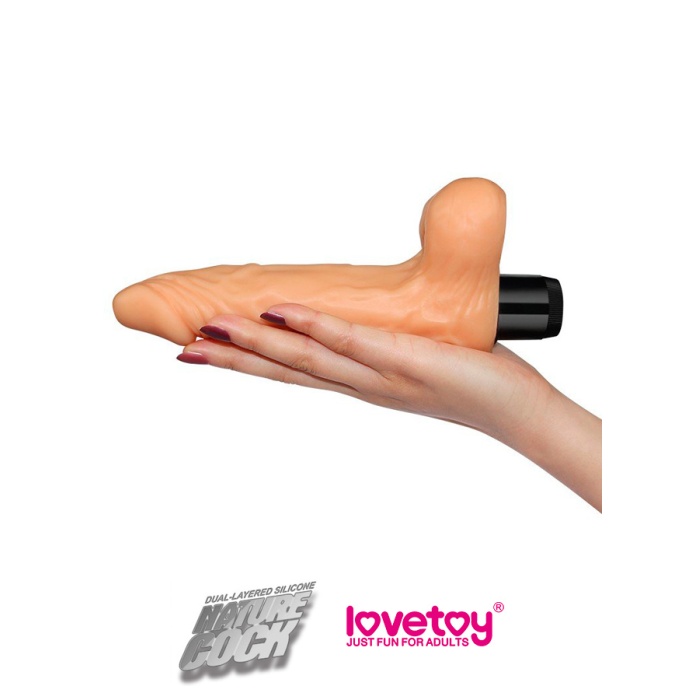 Real Feel Cyberskin 20 Cm Titreşimli Vibratör Penis