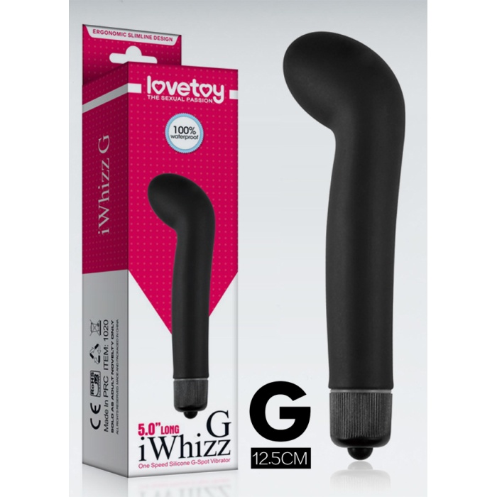 İwhizz G 12.5 Cm Titreşimli  G-Spot Vibratör Anal Plug