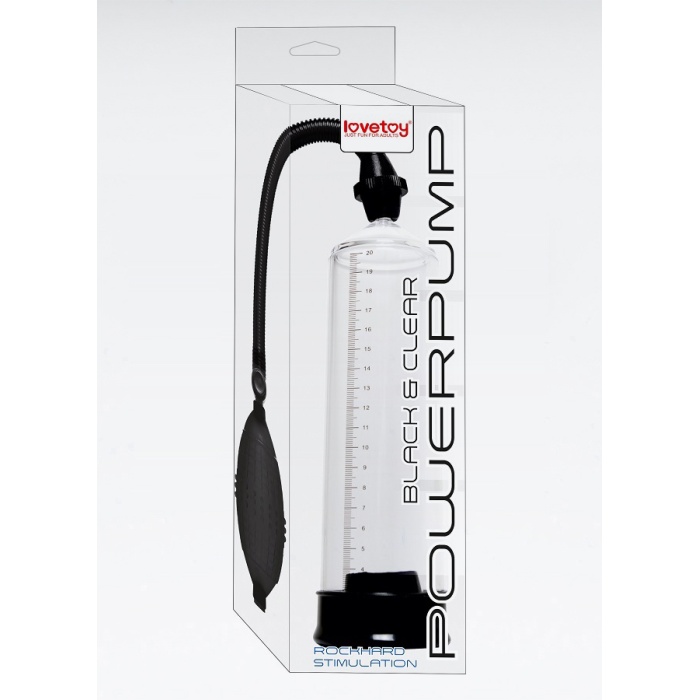 Power Massage Pump Şeffaf Vakumlu Penis Pompası