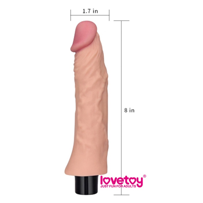 Love Clone Titreşimli Ultra Yumuşak Realistik Vibratör 21 Cm