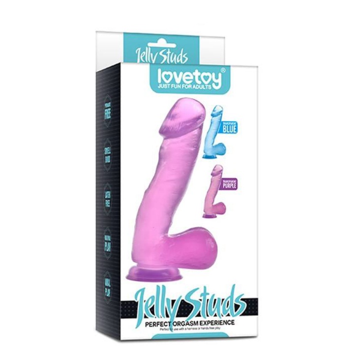 Jel Dokulu Vantuzlu 18 Cm Dildo
