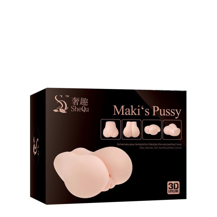 Büyük Boy 2 İşlevli Kalça Mastürbatör