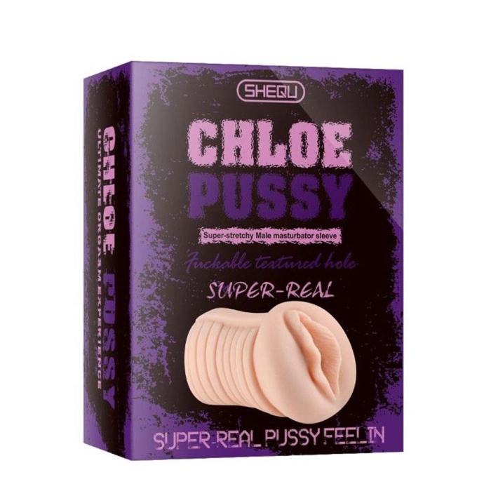 Chloe Full Realistik Titreşimli Suni Vajina Mastürbatör