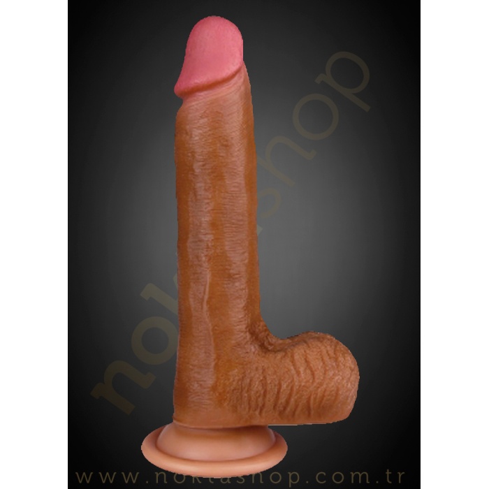 Gerçekçi Yumuşak 20.5 Melez Dildo