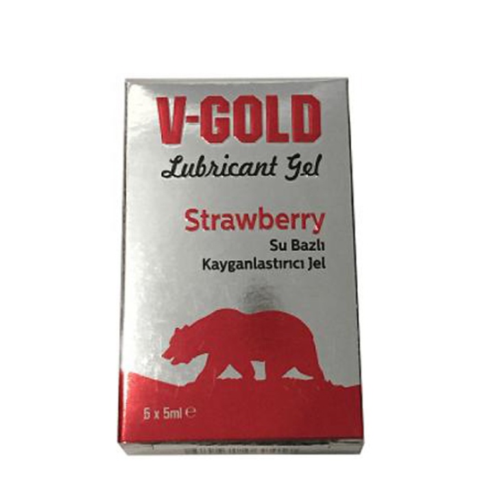 V Gold Çilekli Kayganlaştırıcı 5 X 5 Ml Kutu