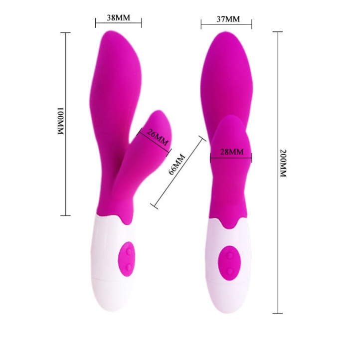 İkili Orgazm Vibratörü