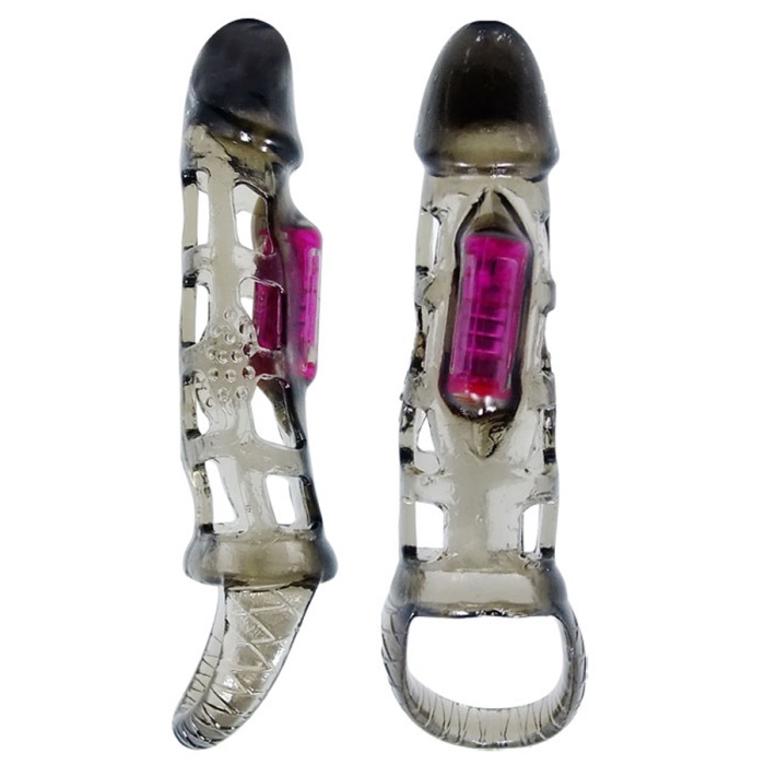 Titreşimli Slikon Penis Kılıfı