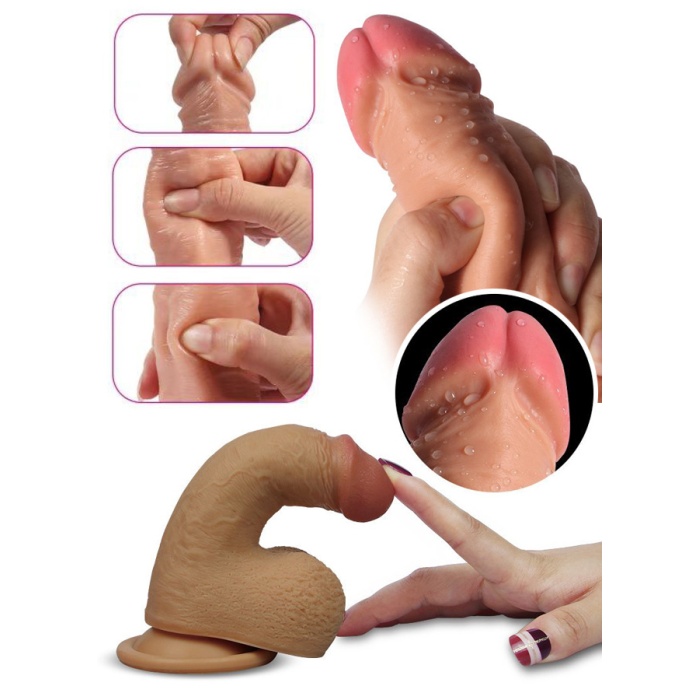 Et Dokusunda Extra Yumuşak Dildo