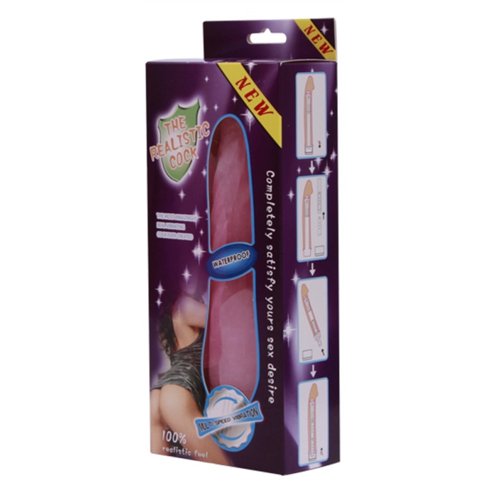 Silikon Yapıda Su Geçirmezi Realistik 21 Cm Vibratör