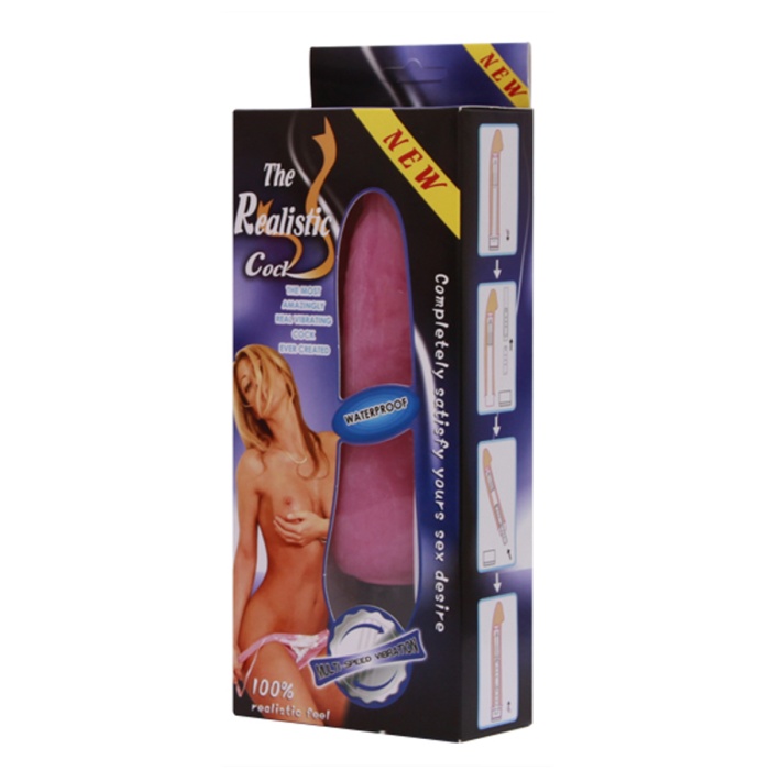 Silikon Yapıda Su Geçirmezi Realistik Vibratör