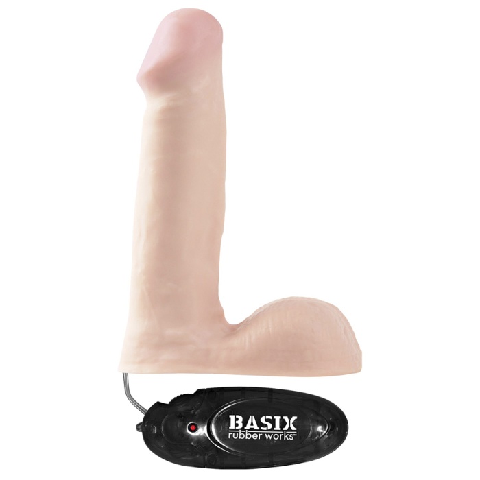 Basix Vibrating Dong Dildo