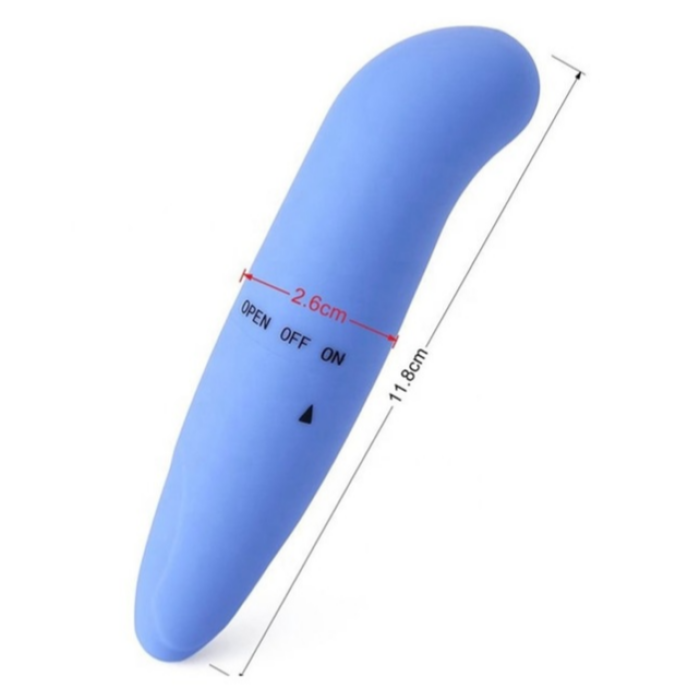 12 Cm Titreşimli G-Spot Vibratör Anal Vajinal Masturbatör