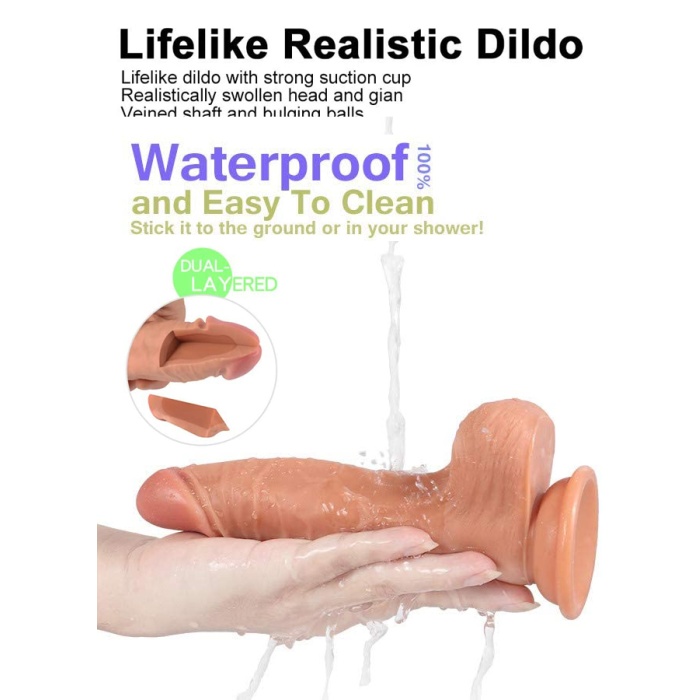 Soft Ten Dokuda 19 Cm Realistik Penis Dildo