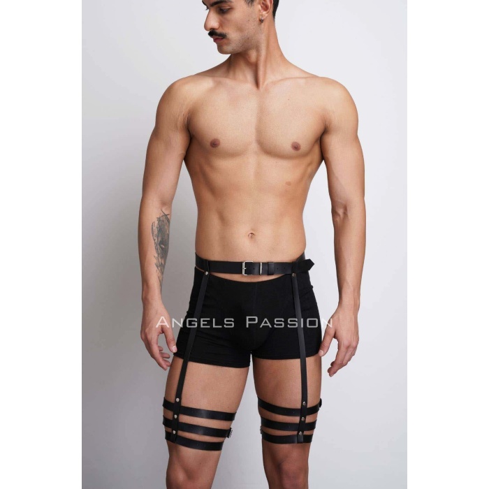 Erkek Jartiyer Harness Fantezi Giyim
