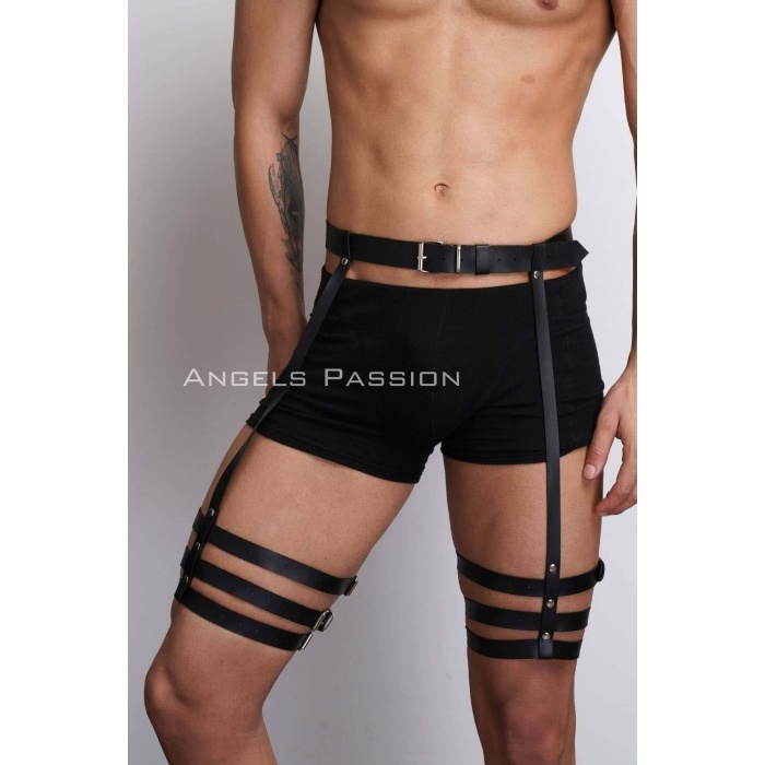 Erkek Jartiyer Harness Fantezi Giyim