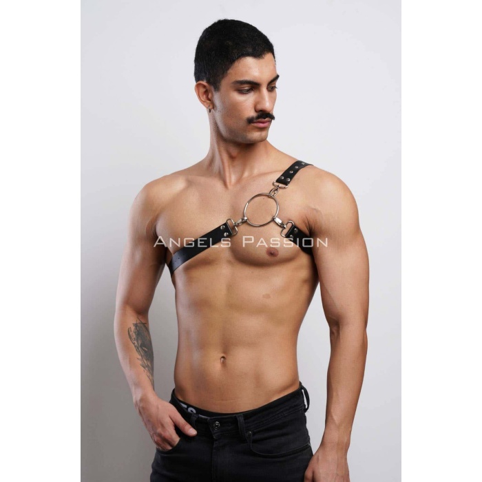 Tek Omuz Erkek Harness Fantazi Erkek Dış Giyim