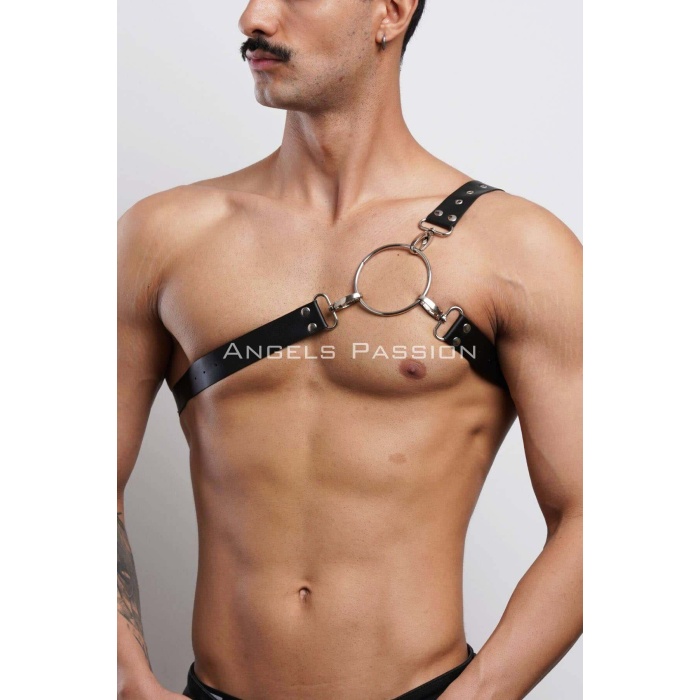Tek Omuz Erkek Harness Fantazi Erkek Dış Giyim