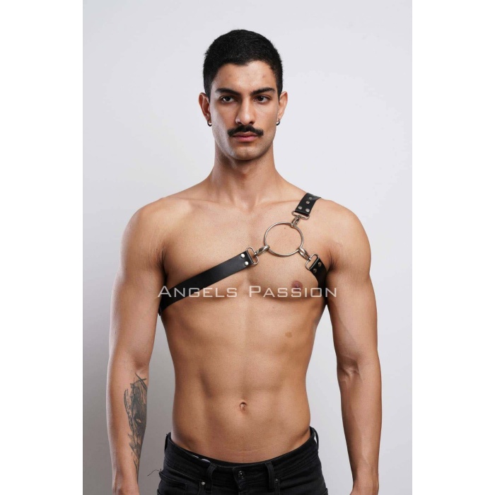 Tek Omuz Erkek Harness Fantazi Erkek Dış Giyim