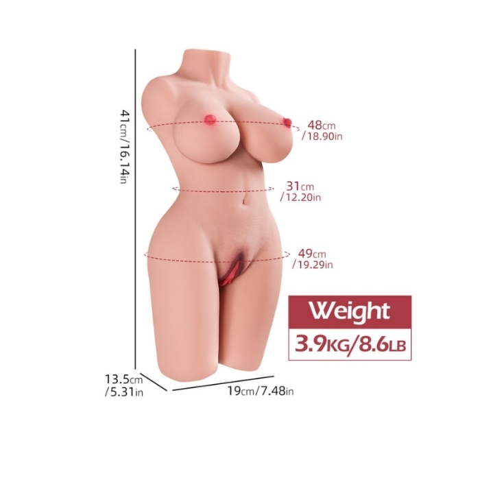 Censan 3,9 kg mini yarım vücut manken