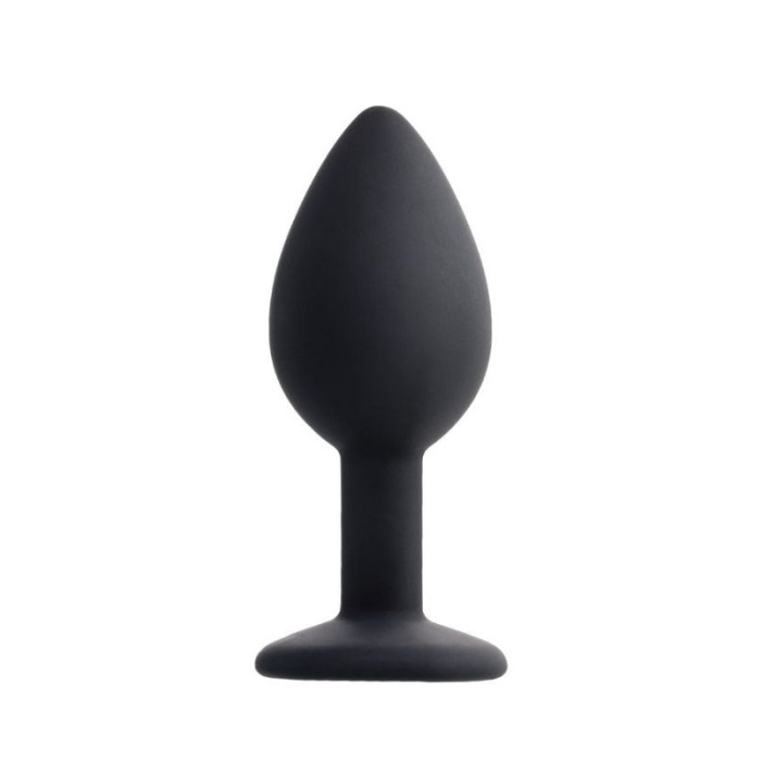 Censan POPO Norma Anal Plug silikon siyah 7,2 cm 25 gr