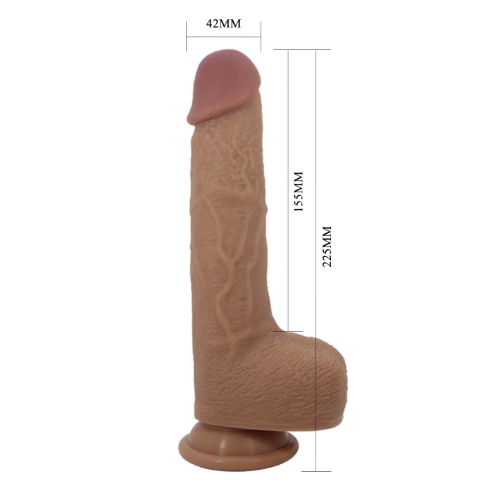 Soft Silikon Vibratör Titreşimli İleri Geri Hareketli Penis