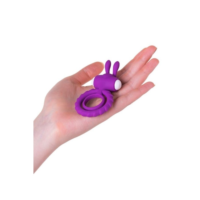 Jos Good Bunny Titreşimli Mor Penis Halkası
