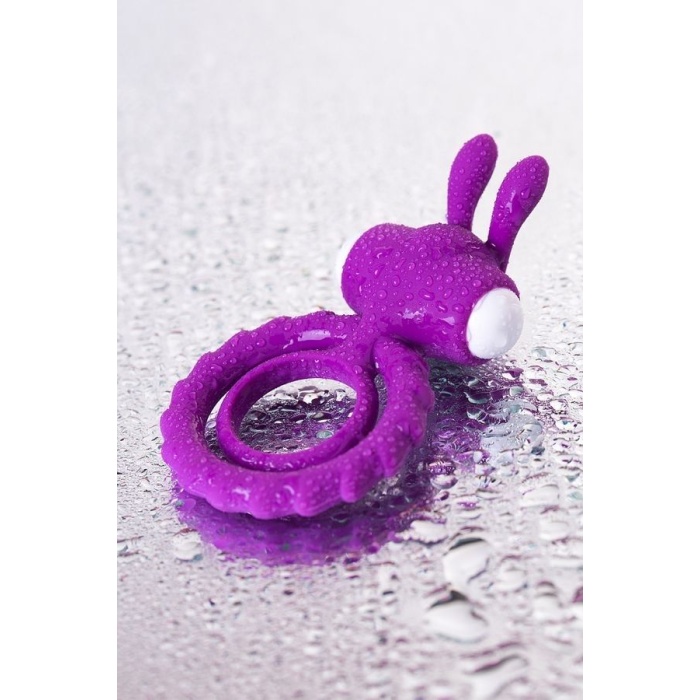 Jos Good Bunny Titreşimli Mor Penis Halkası